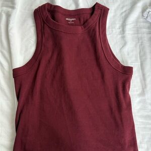 Old Navy Women's Dark Red Tank Top